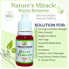 Nature's Miracle The Organic Warts Remover - 10ml