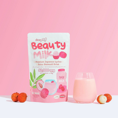 Dear Face Beauty Milk Premium Japanese Lychee Drink - 180g