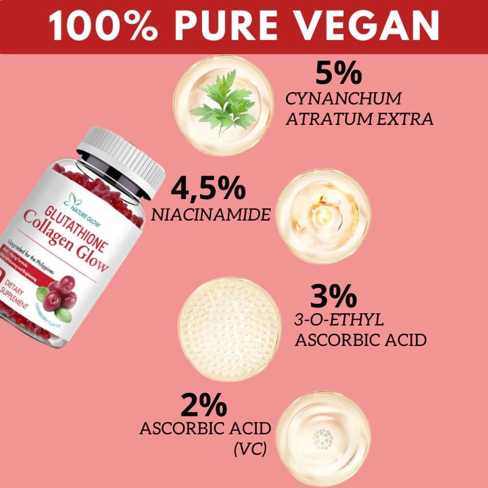 Nature Glow Glutathione Collagen Glow Cranberry 60 Gummies Sige Mart UAE Nature Glow Glutathione Collagen Glow Cranberry 60 Gummies Sige Mart UAE