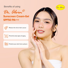 Dr. Alwin Whitening Sunscreen Cream Gel SPF 50+  50ml