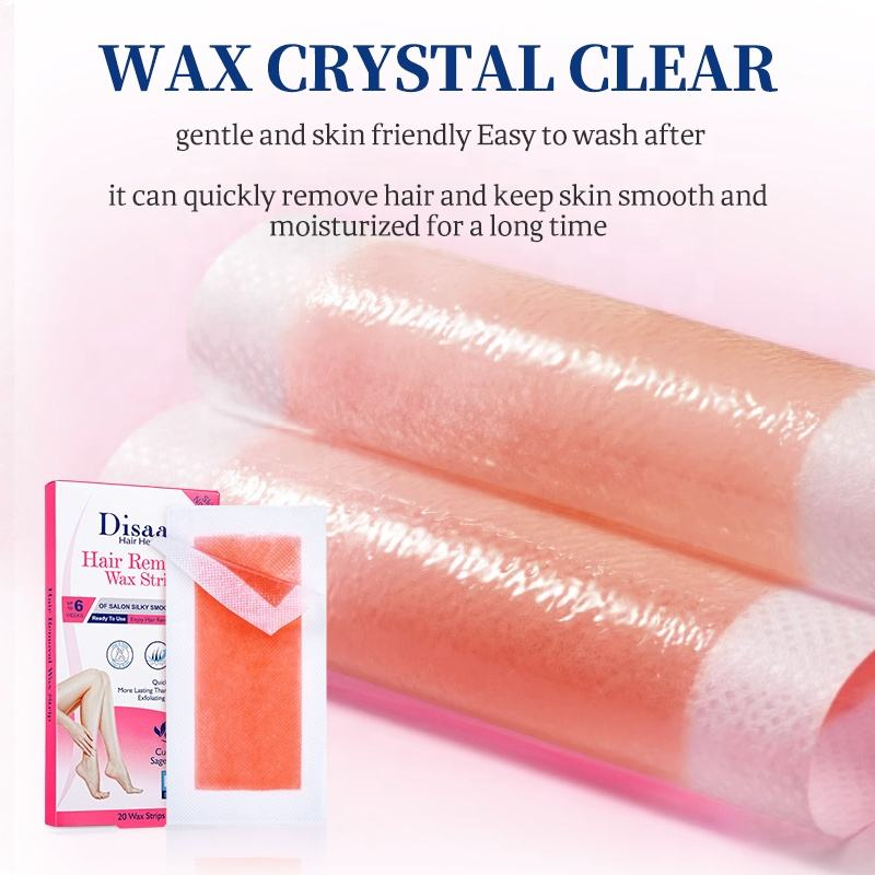 Disaar Hair Health Hair Removal Wax Strips – Normal Skin (20 Strips × 3 Packs Combo)