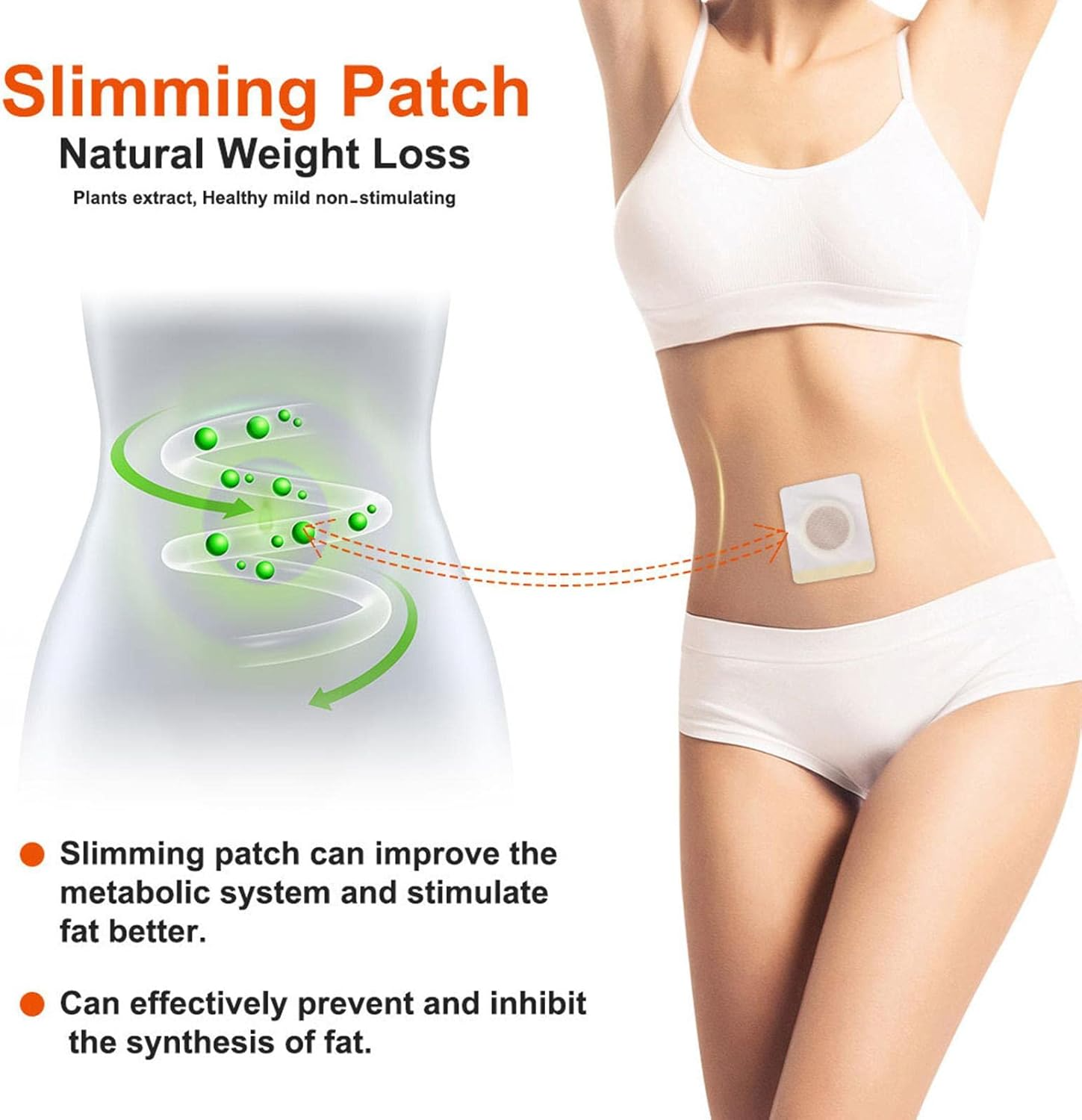 Chinese Medicine Weight Loss Patches - 10 Pcs