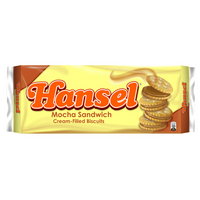 Hansel Mocha Sandwich Cream Biscuits 10x31g