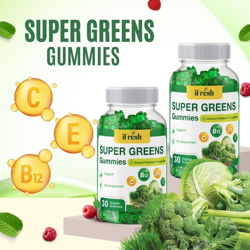 Ifresh Vegetables Super Greens Gummies