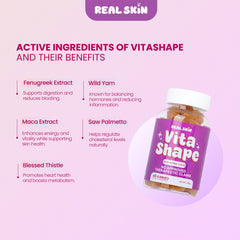 Real Skin Vita Shape Mixed Berries Flavor - 60 Gummies