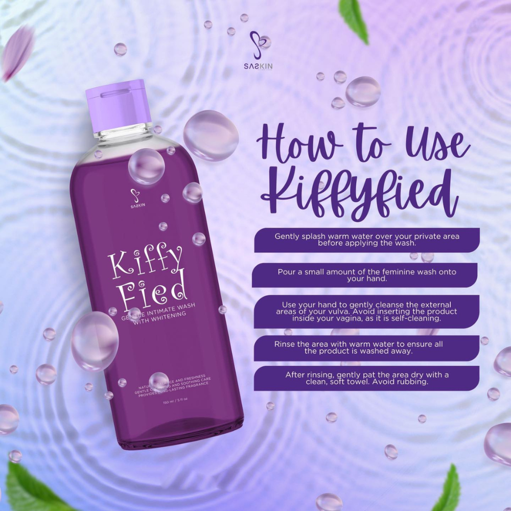 Kiffy Fied Gentle Intimate Wash With Whitening - 150ml