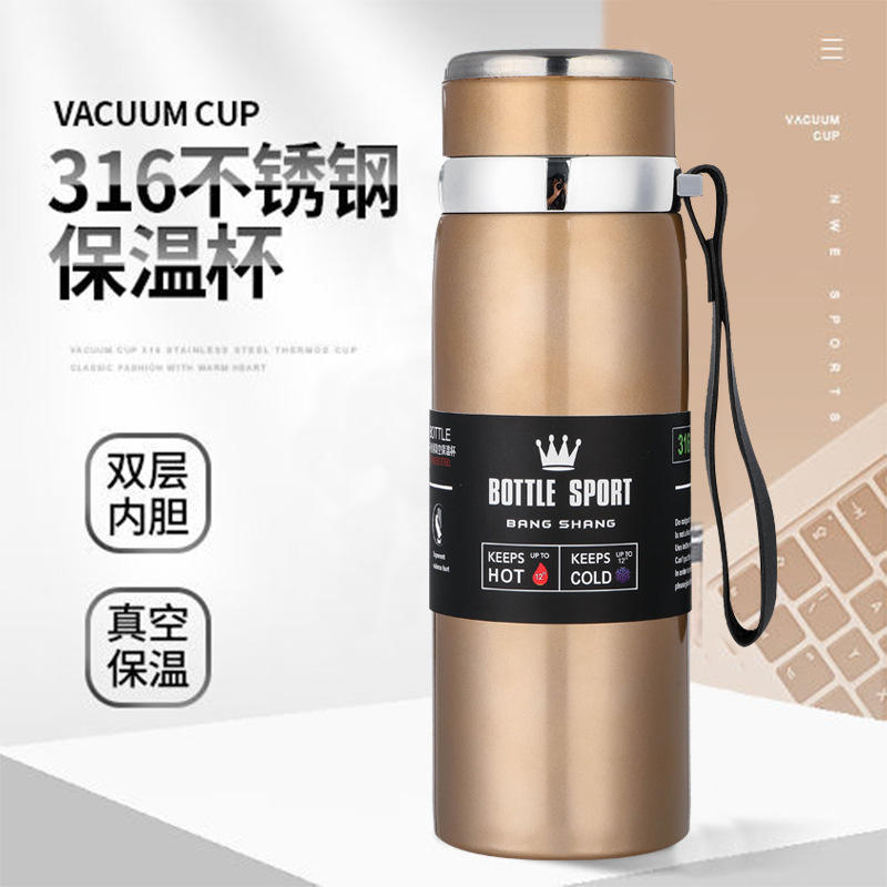 Stainless Steel SUS316 Vacuum Flask Water Bottle 800ml SW-JY3001