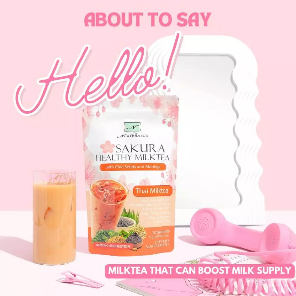 Namiroseus Sakura Healthy Milktea Thai Milktea - 210g