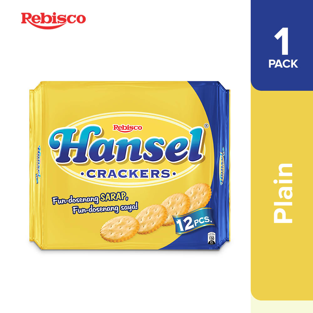 Rebisco Hansel Crackers Plain - 32g x 10pcs