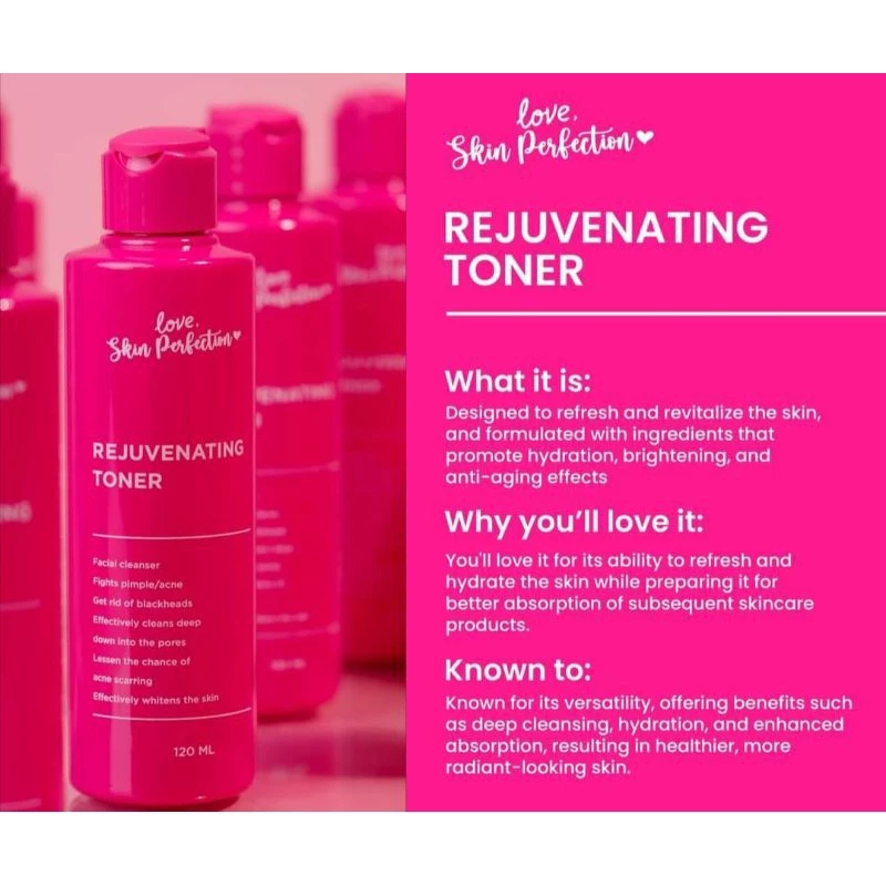 Love Skin Perfection Rejuvenating Toner - 120ml