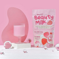 Dear Face Beauty Milk Premium Japanese Strawberry Drink - 180g