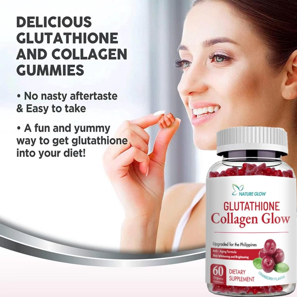 Nature Glow Glutathione Collagen Glow Cranberry 60 Gummies Sige Mart UAE Nature Glow Glutathione Collagen Glow Cranberry 60 Gummies Sige Mart UAE