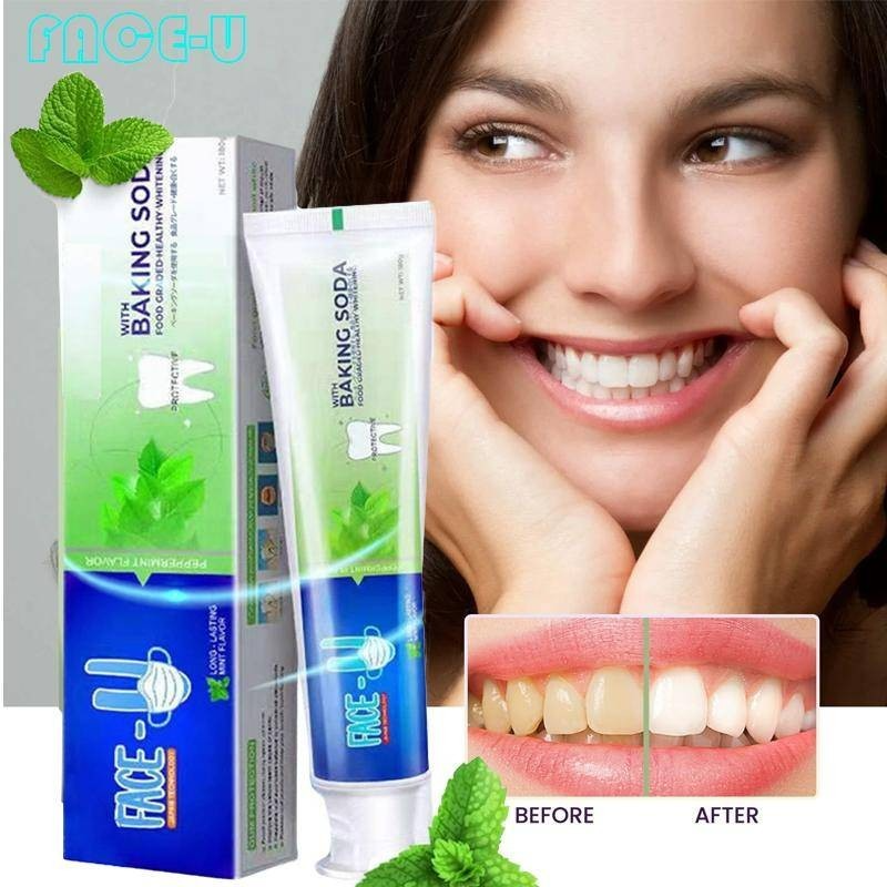 Face U Japan Technology Whitening Toothpaste With Baking Soda - 180g