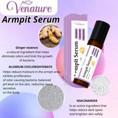 Venature Armpit Serum 72h Of Dry Underarms - 10ml