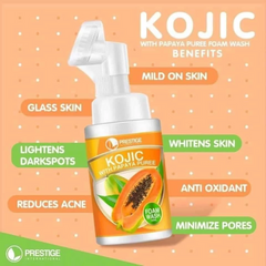 Prestige Kojic With Papaya Puree Foam Wash - 100ml