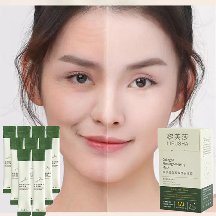 Lifusha Collagen Firming Sleeping Mask - 4ml × 20Pcs