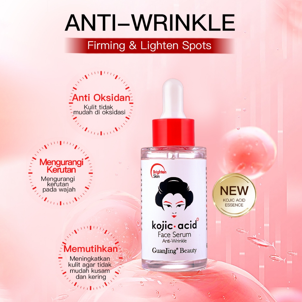 Guanjing Beauty Kojic Acid Anti-Wrinkle Face Serum - 40ml