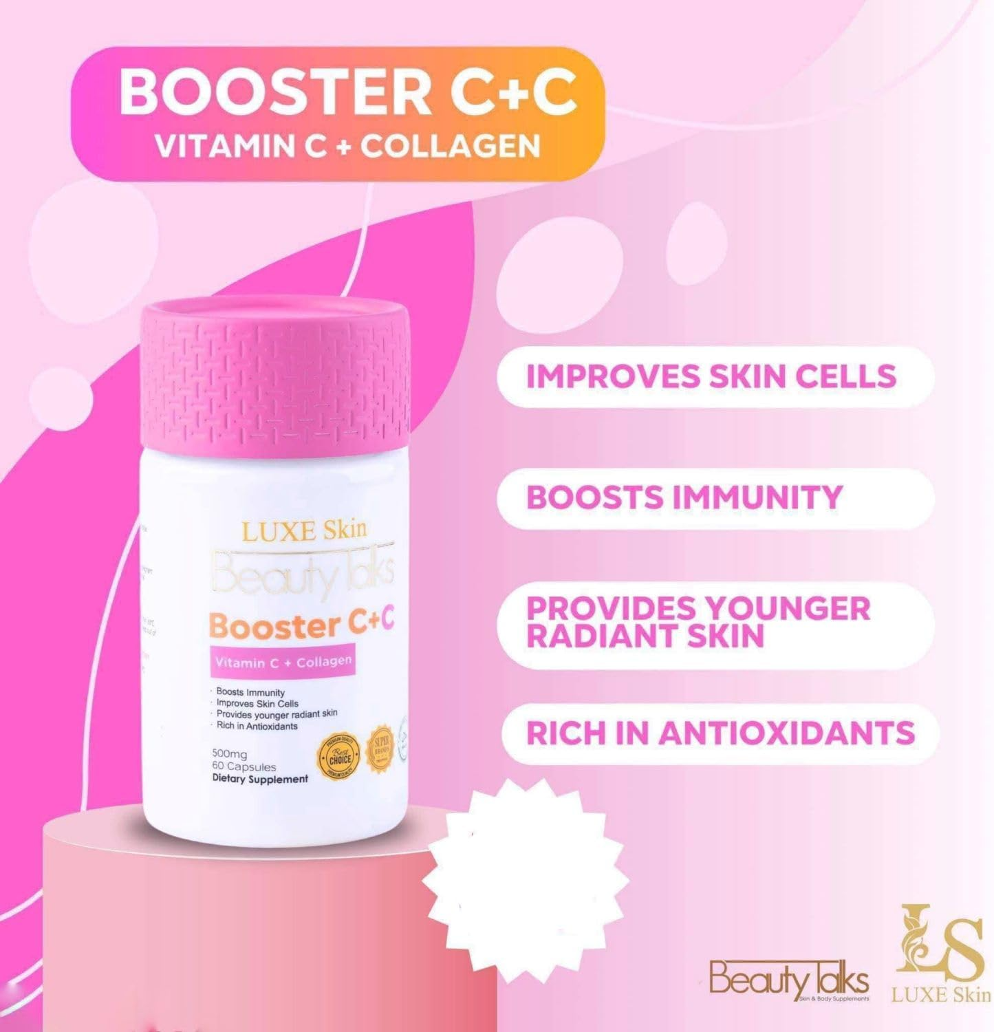 Luxe Skin Beauty Talks Vitamin C + C Collagen