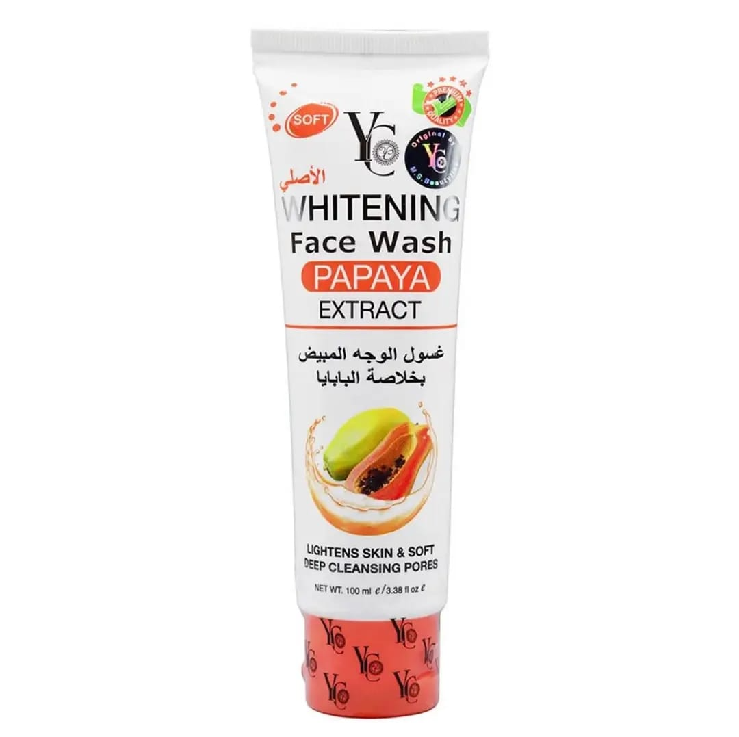 YC Whitening Papaya Extract Face Wash - 100ml