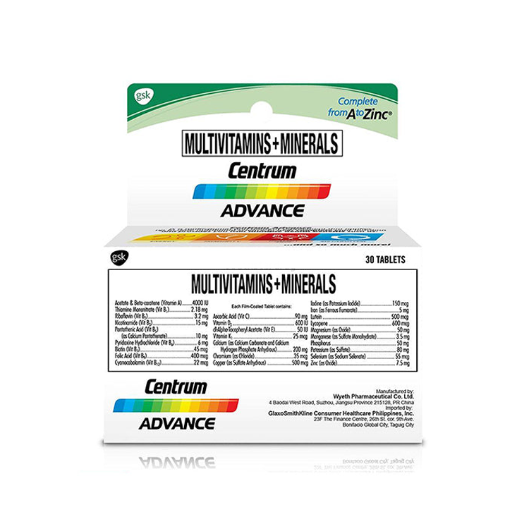 Centrum Advance Multivitamins + Minerals