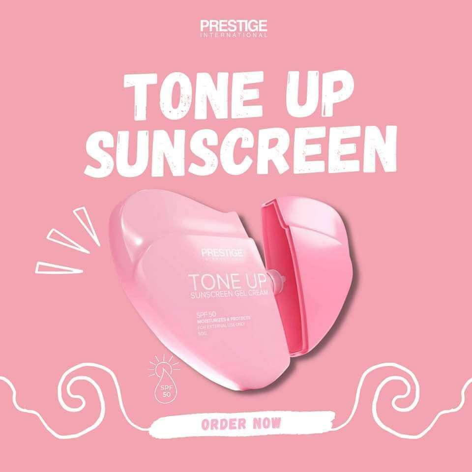 Prestige Tone Up Sunscreen Gel Cream Spf50 - 50g