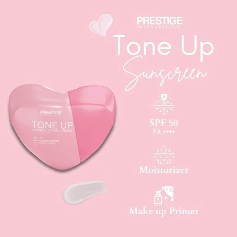 Prestige Tone Up Sunscreen Gel Cream Spf50 - 50g