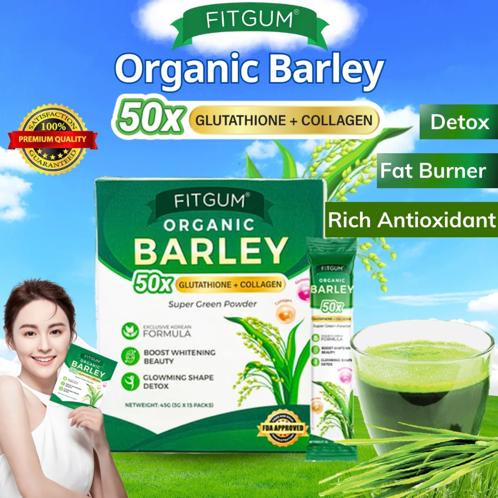 Fitgum Organic Barley Weight Loss Detox Powder - 45g