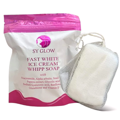 SY Glow Fast White Ice Cream Whipp Soap - 125g