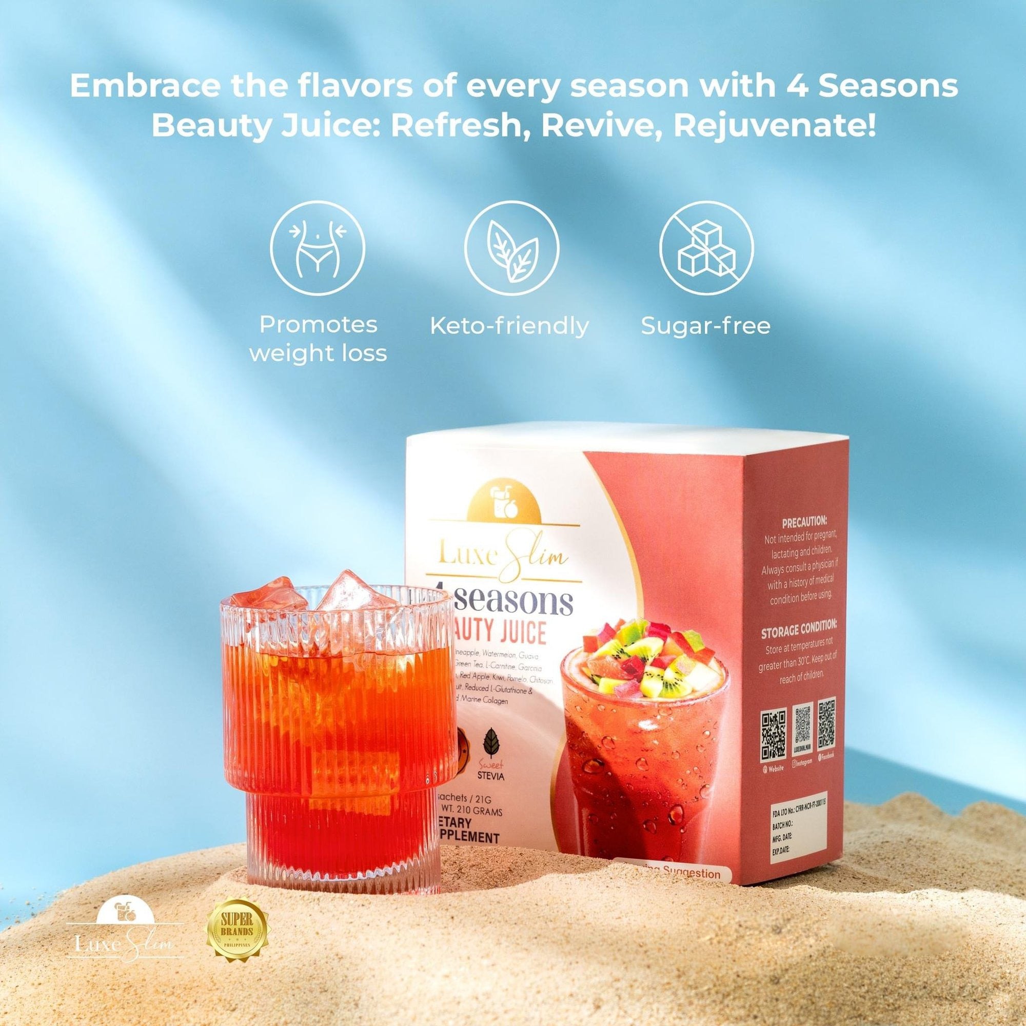 Luxe Beauty 4 Seasons Beauty Juice - 210g