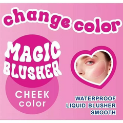 Kiss Beauty Magic Blusher Cheek Color Rose Glow Up - 30ml
