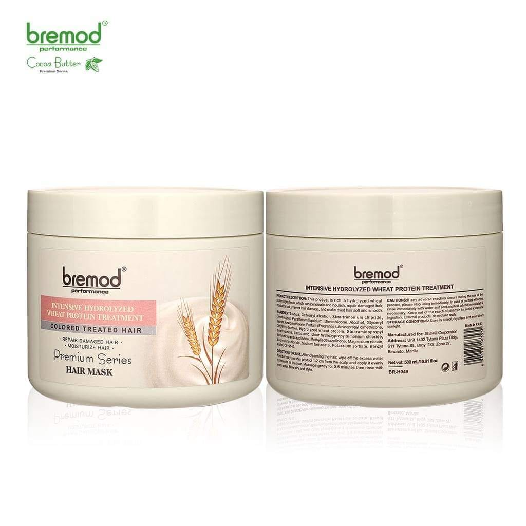 Bremod Intensive Hydrolyzed Wheat Protein Treatment Hair Mask - 500ml