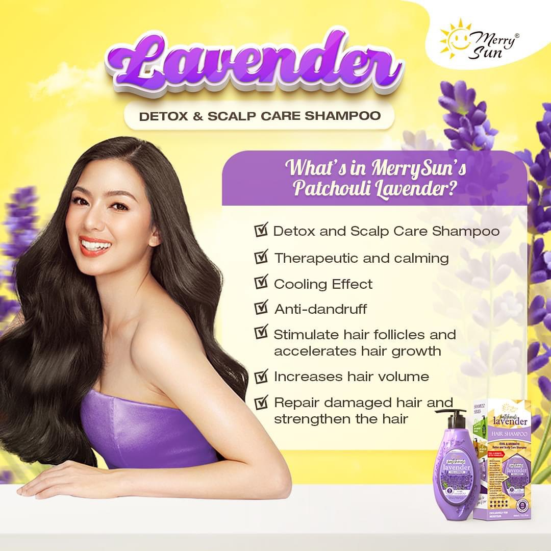 Merry Sun Lavender Hair Shampoo - 400ml