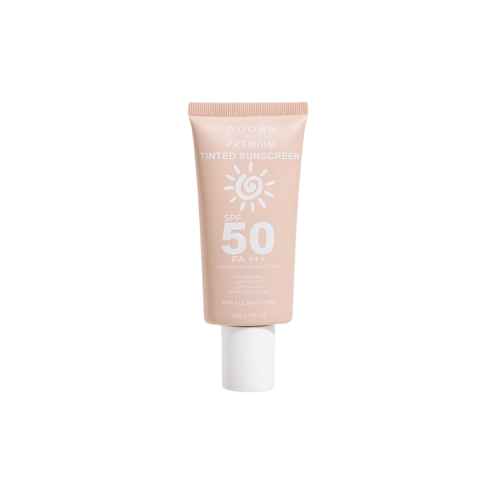 Adorn Premium Tinted Sunscreen SPF 50 PA+++ - 50g