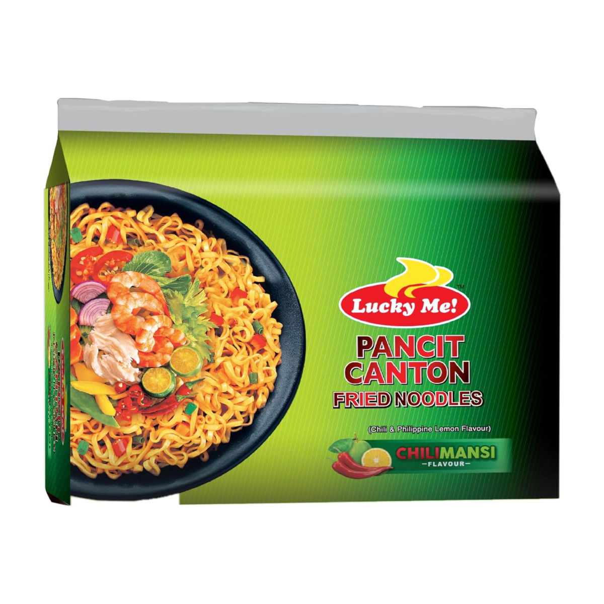 Lucky Me Pancit Canton Chilli Mansi Noodles 60g Pack of 6