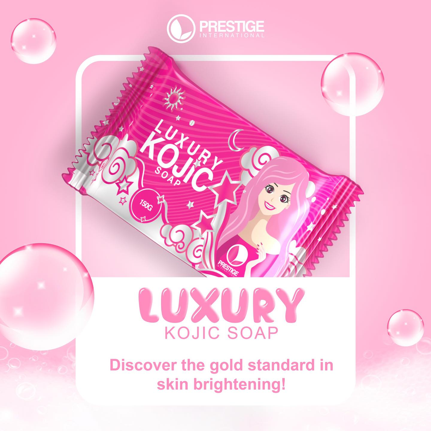 Prestige Luxury Kojic Whitening Soap - 75g