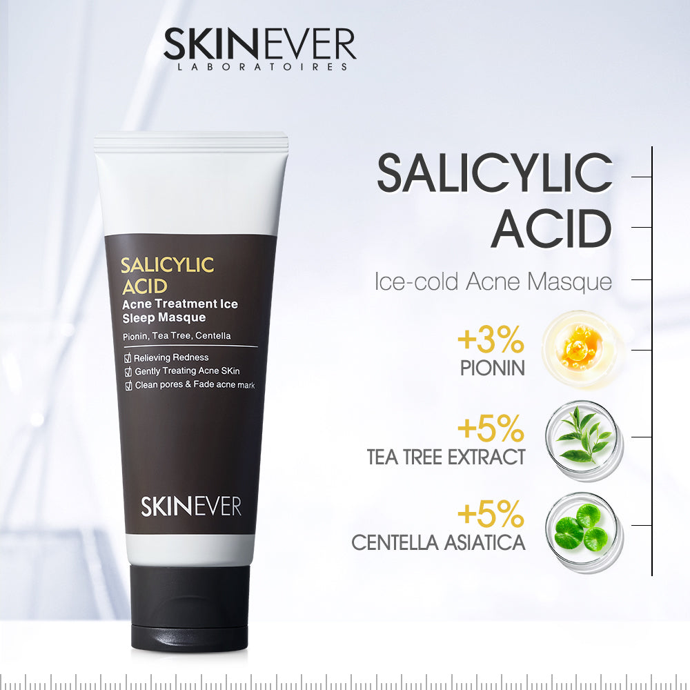 Skinever Salicylic Acid Acne Treatment Ice Sleep Masque - 75ml