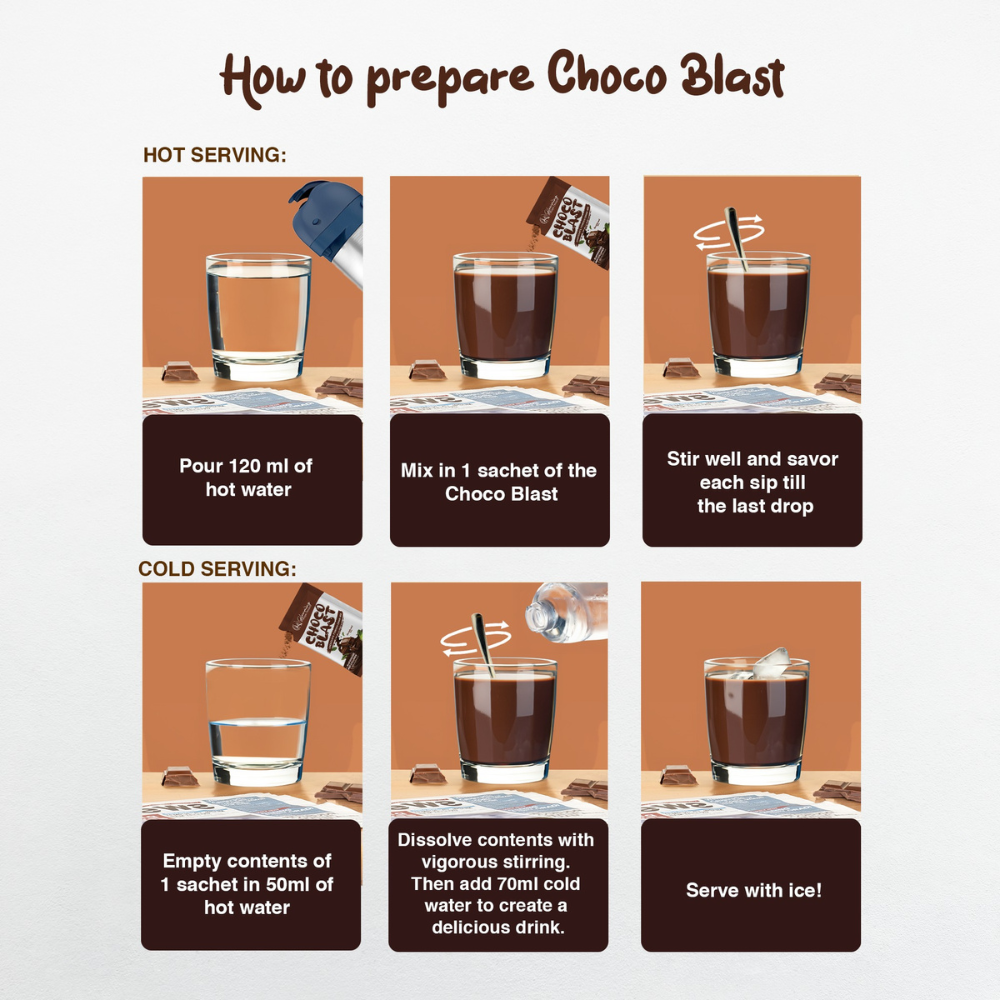 Glowing Shape Choco Blast Chocolate Powder Drink Mix - 200g