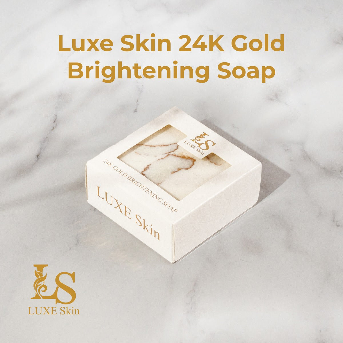 Luxe Skin 24k Brightening Gold Soap - 135g