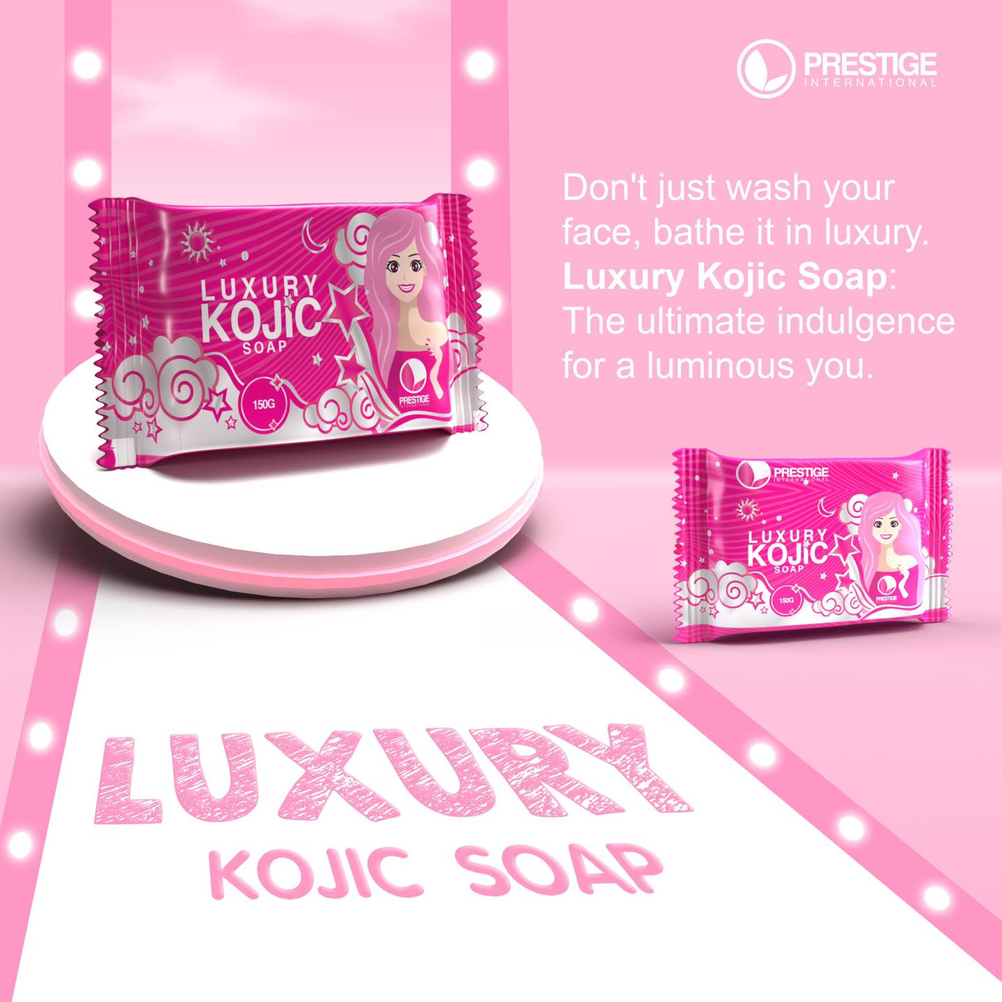 Prestige Luxury Kojic Whitening Soap - 75g