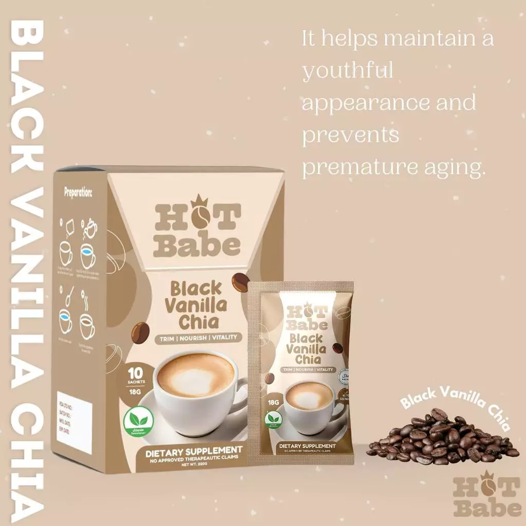 Hot Babe Black Vanilla Chia