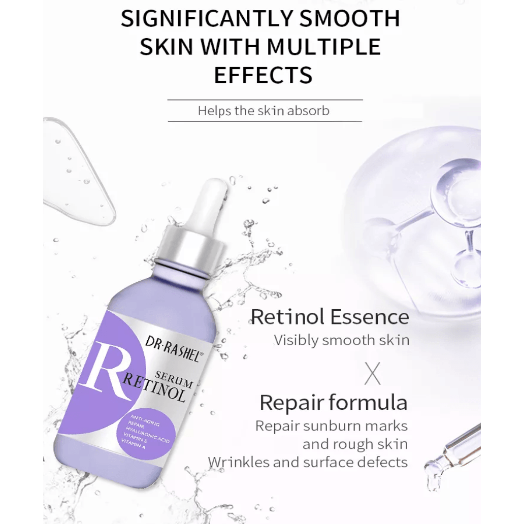 Dri Rasel Dr. Rashel Complete Facial Serum Set – Pack of 3 (Vitamin C, Retinol ...