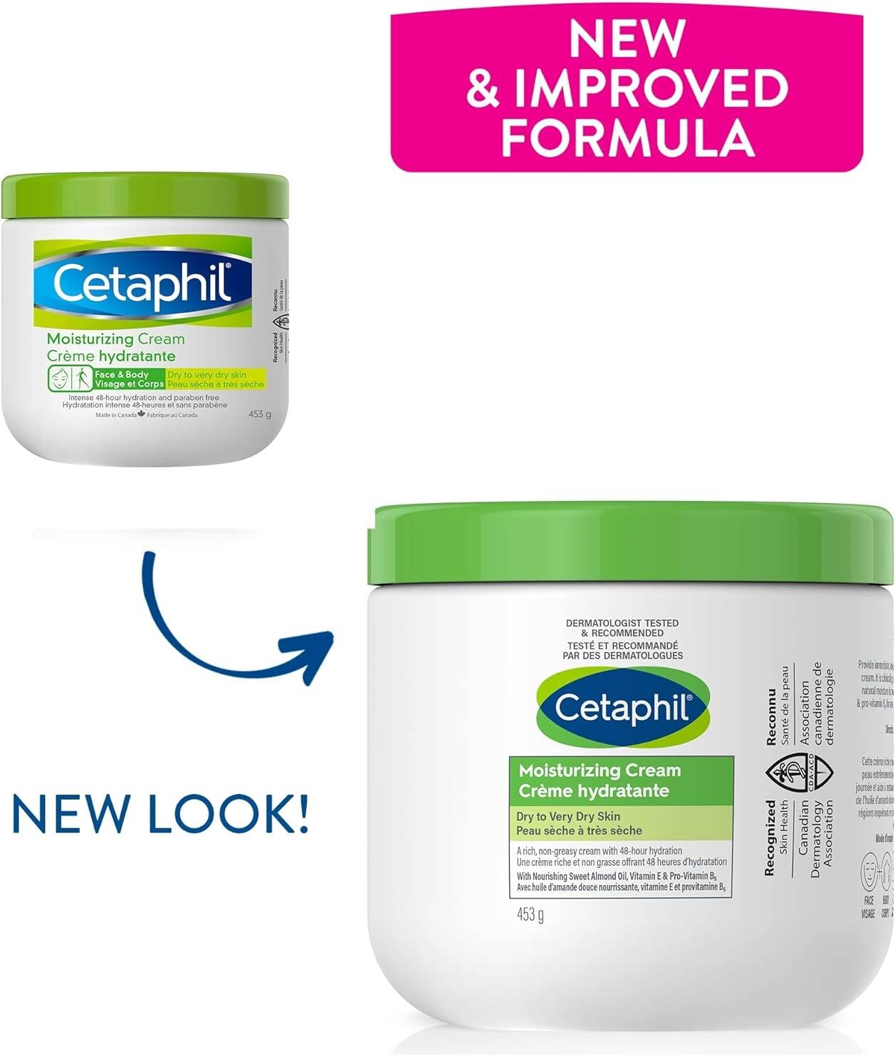 Cetaphil Moisturizing Cream for Face & Body - 453g