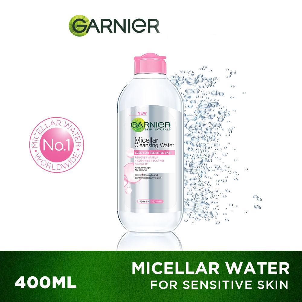 Garnier Micellar Cleansing Water Pink [For Sensitive Skin] - 400ml - Pinoyhyper