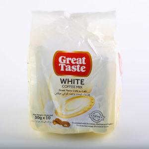 Great Taste 3 In 1 White Coffee Mix 10 x 30gm - 300 gm - Pinoyhyper