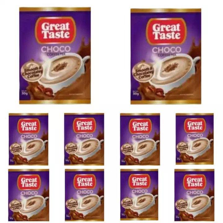 Great Taste Choco Coffe Mix 10 x 30gm - Pinoyhyper