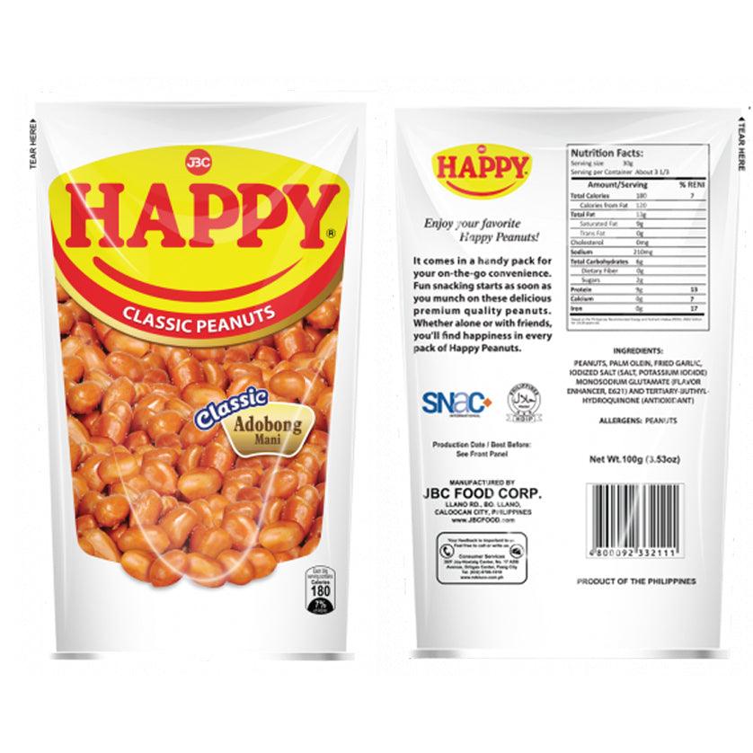 Happy Classic Peanuts Adobo - 100g - Pinoyhyper