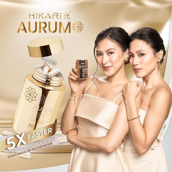 hikari glutathione Skin Essentials Aurum S-Acetyl Food Supplement 30 PNY BEAUTY Global Fashion Icon Heart Evangelista