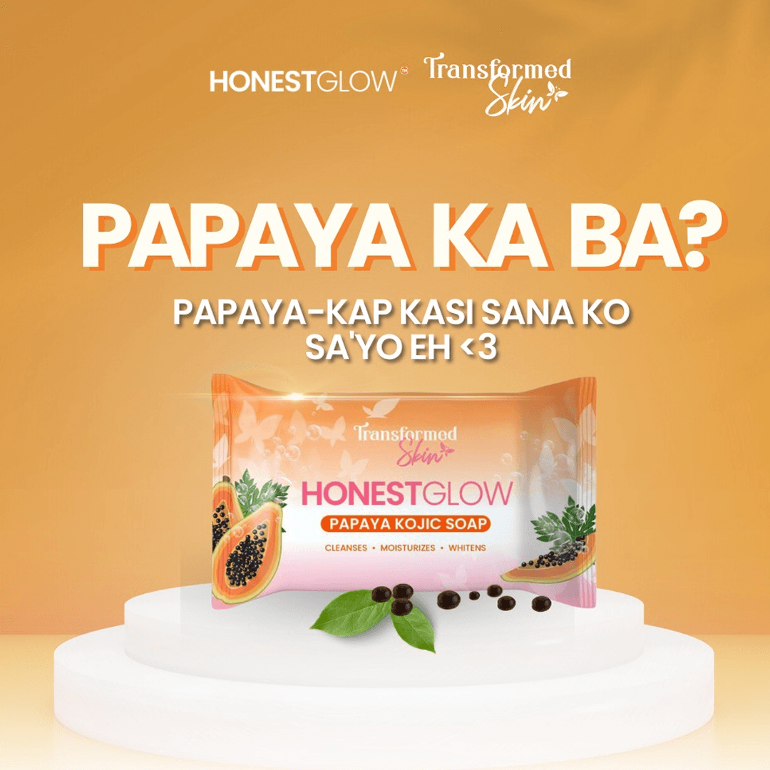 Honest Glow Papaya Kojic Soap - 70g - Pinoyhyper