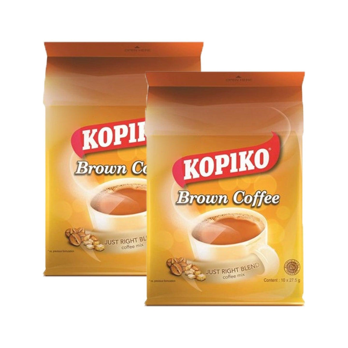 KOPIKO Brown Coffee Bag 10x25gm (1+1) Offer - Pinoyhyper