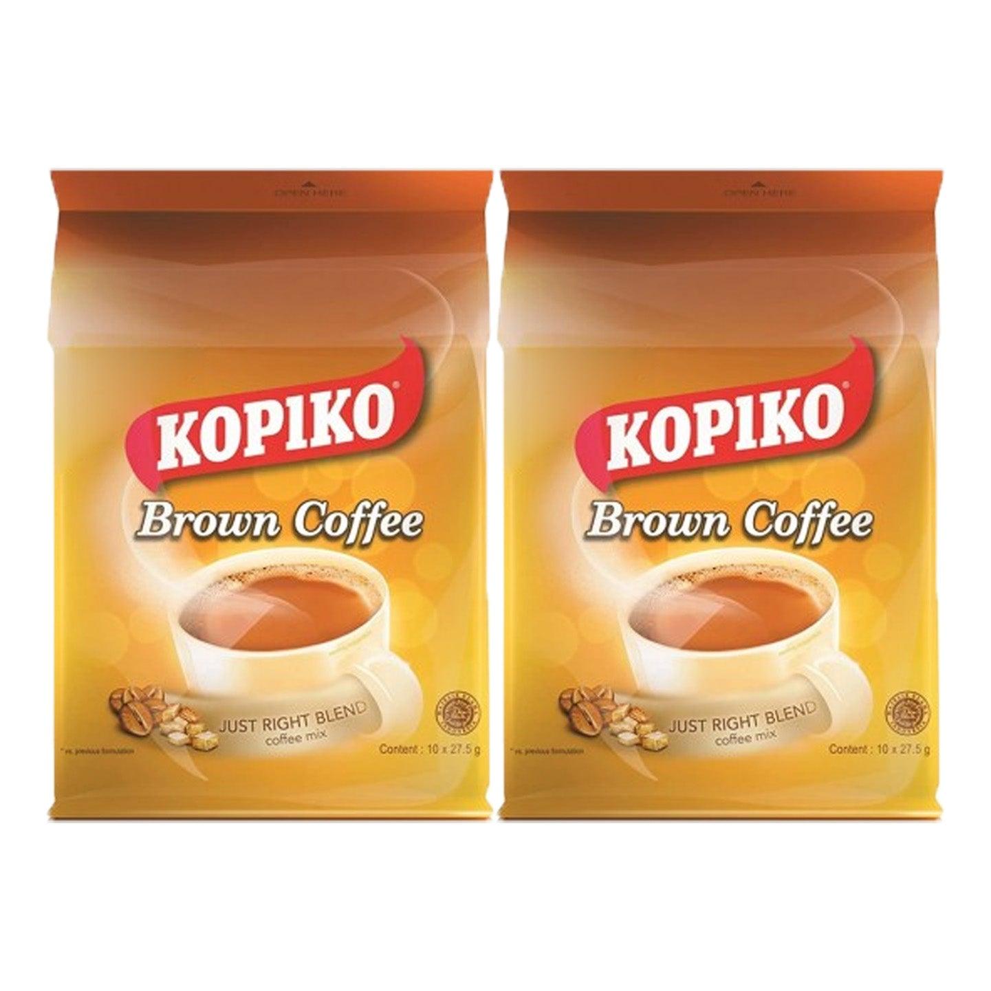 KOPIKO Brown Coffee Bag 10x25gm (1+1) Offer - Pinoyhyper